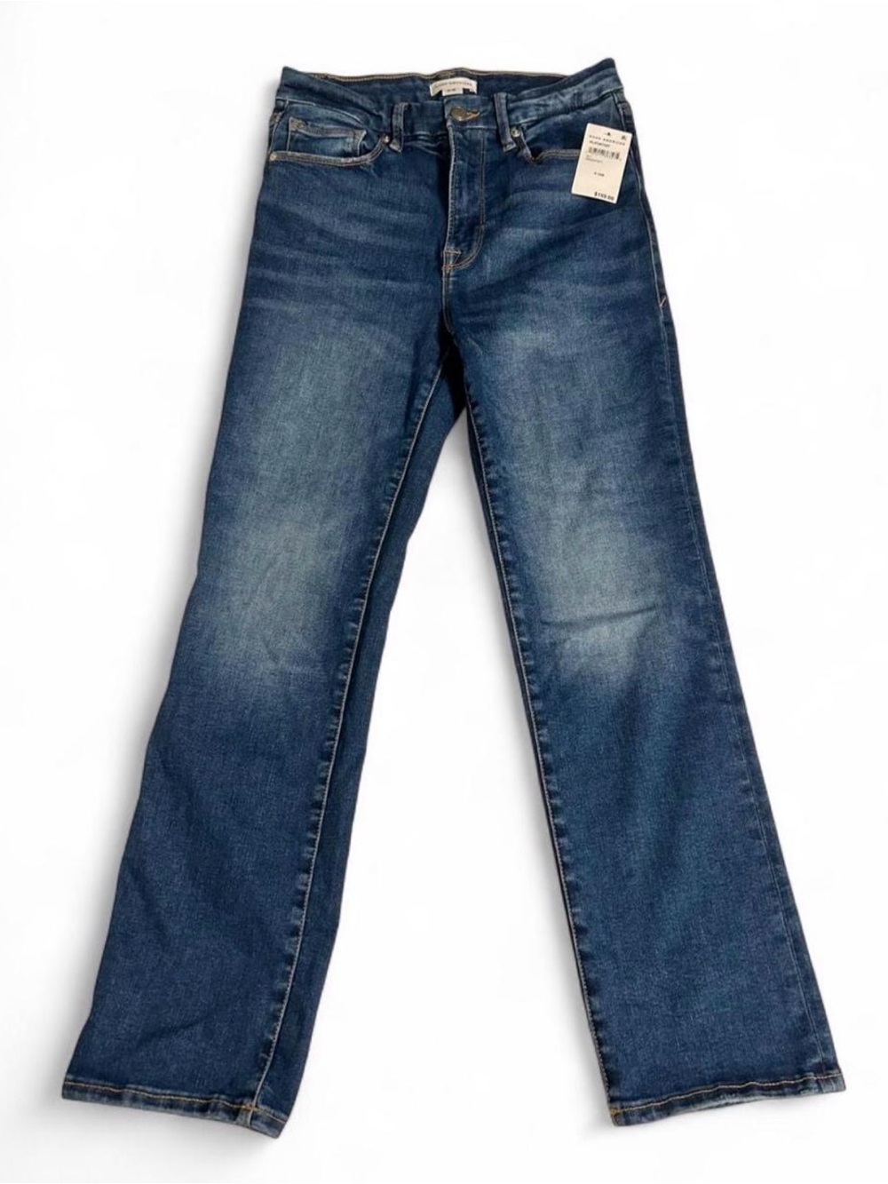 NWT Good American Good Legs Straight Jeans Size 6-12 Mid Rise 29” Inseam